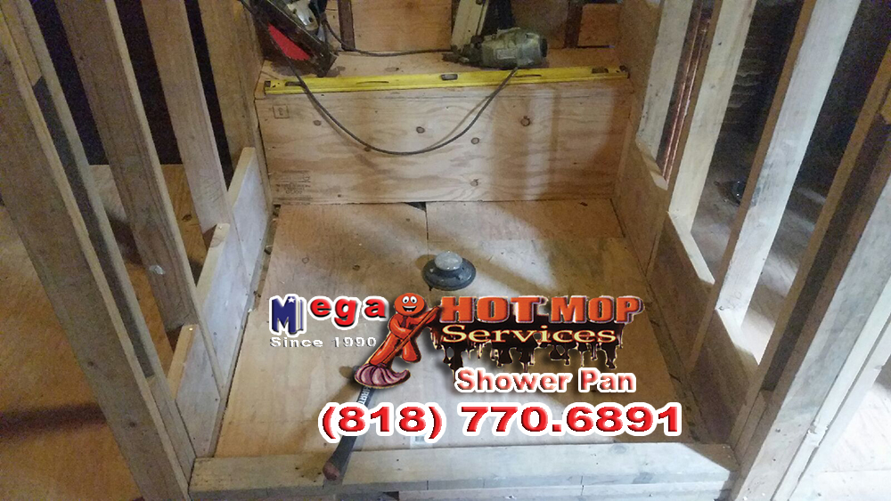 LA Best Hot Mop Shower Pan, Hot Mop Residential & Comercial, Hot Mop